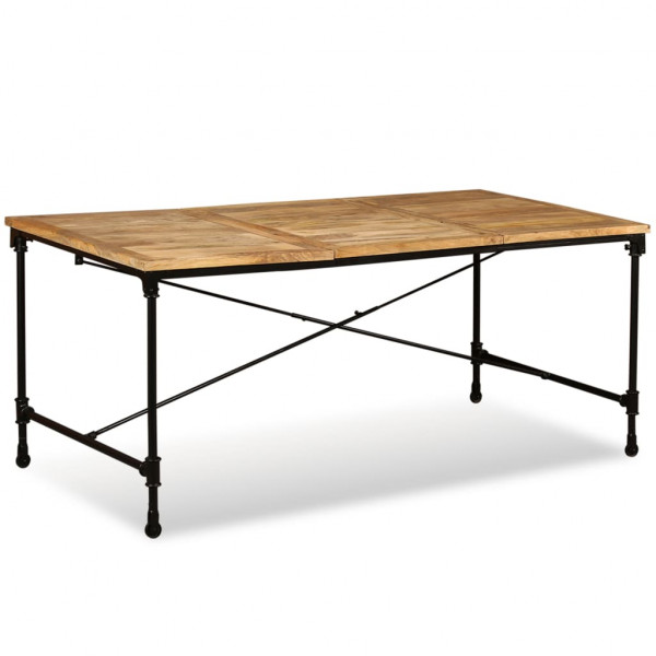 Mesa de comedor de madera maciza de mango 180 cm M 3