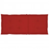 Almofadões para cadeiras altas de jardim 4 pcs tecido vermelho 5