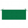Cojín de banco de jardín tela Oxford verde 120x50x3 cm 3