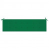 Almofadão p/ banco de jardim 180x50x3 cm tecido oxford verde 3