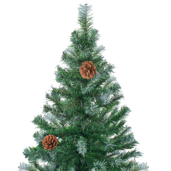 Árvore de Natal artificial com pinhas 210 cm M 3