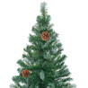 Árvore de Natal artificial com pinhas 210 cm 3