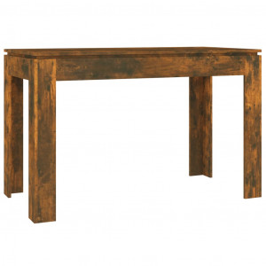Mesa de comedor madera contrachapada roble ahumado 120x60x76 cm H