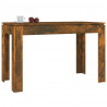 Mesa de comedor madera contrachapada roble ahumado 120x60x76 cm 3