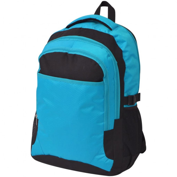 Mochila de colegio 40 L negra y azul D