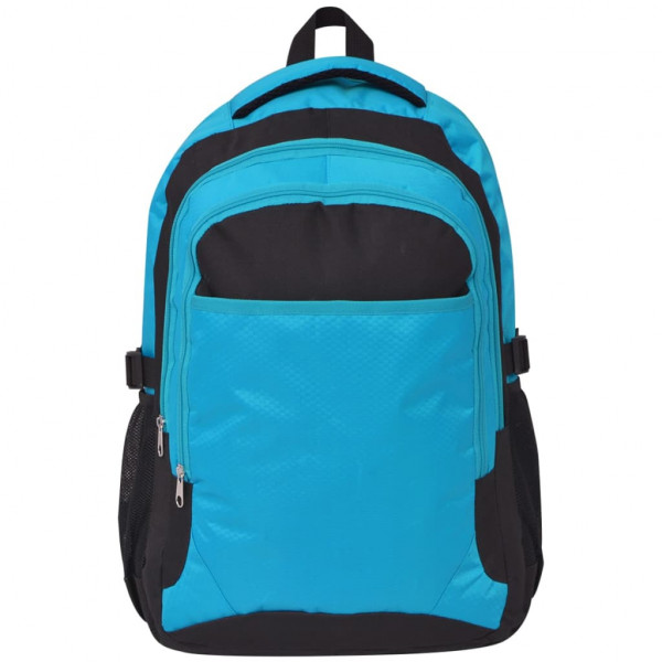 Mochila de colegio 40 L negra y azul M 2