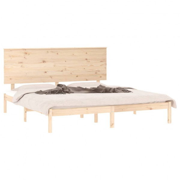 Estrutura de cama super king 180x200 cm madeira maciça M 3