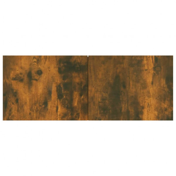 Mueble para TV madera contrachapada roble ahumado 80x30x30 cm M 5