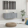 Mueble para TV madera contrachapada gris Sonoma 80x30x30 cm 1