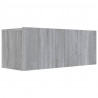 Mueble para TV madera contrachapada gris Sonoma 80x30x30 cm 2