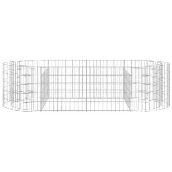 Arriate de gaviones de hierro galvanizado 200x100x50 cm M 4