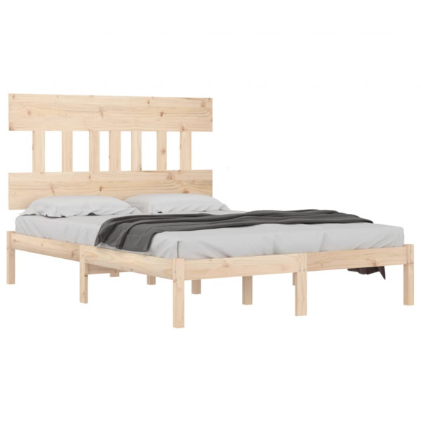 Estructura de cama de madera maciza 120x200 cm M 3
