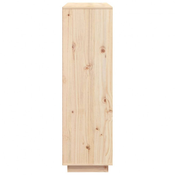 Aparador alto de madera maciza de pino 110.5x35x117 cm M 4