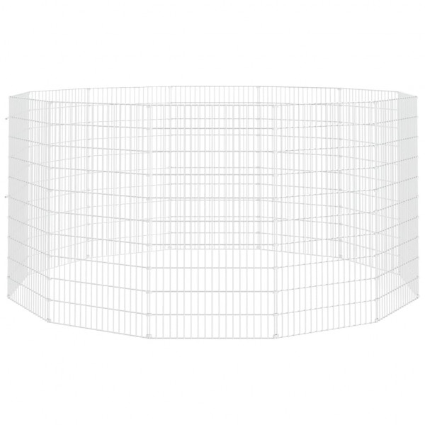 Jaula para conejos 12 paneles hierro galvanizado 54x100 cm M 3