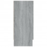 Vitrina madera contrachapada gris Sonoma 120x30.5x70 cm 4