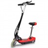 Trotinete/scooter elétrica com assento 120 W vermelho 1