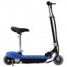 Patinete eléctrico con asiento azul 120 W 1