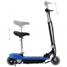 Trotinete/scooter elétrica com assento 120 W azul 2