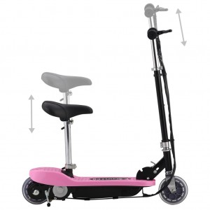 Trotinete/scooter elétrica com assento 120 W rosa H