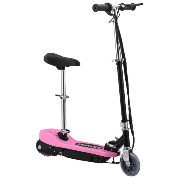 Trotinete/scooter elétrica com assento 120 W rosa M 4