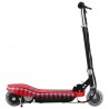 Trotinete/scooter elétrica com LEDs 120 W vermelho 1