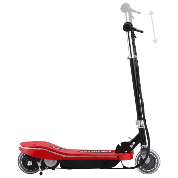 Trotinete/scooter elétrica com LEDs 120 W vermelho M 3