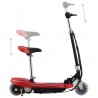 Patinete eléctrico con asiento y LED rojo 120 W 3