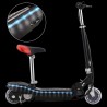Patinete eléctrico con asiento y LED 120 W negro 2
