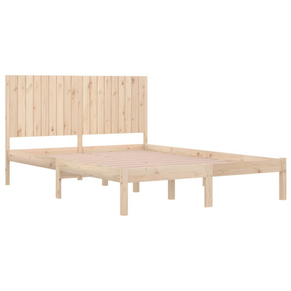 Estructura de cama madera maciza Super King 180x200 cm M 4