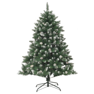 Árvore de Natal artificial com suporte 120 cm PVC H