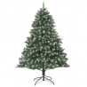 Árbol de Navidad artificial con soporte PVC 210 cm 2