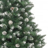 Árbol de Navidad artificial con soporte PVC 210 cm 5