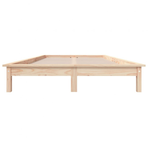 Estructura de cama madera maciza de pino 180x200 cm M 5