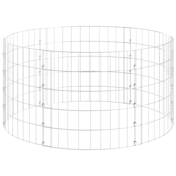 Poste circular de gaviones acero galvanizado Ø100x50 cm M 2