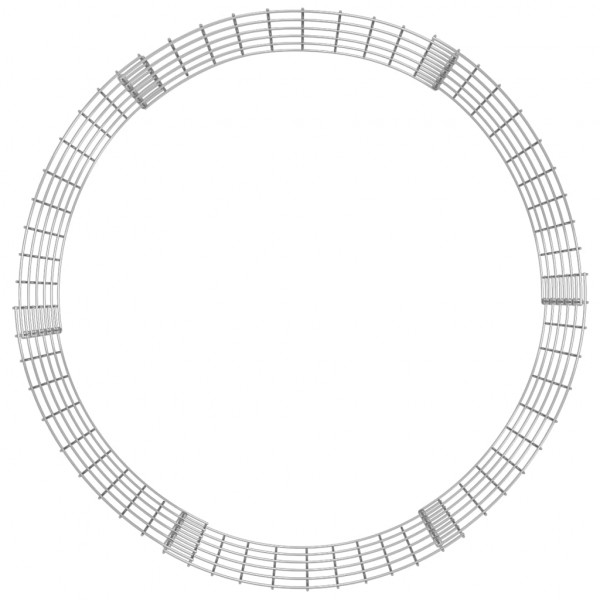 Poste circular de gaviones acero galvanizado Ø100x50 cm M 4