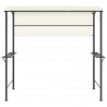 Gazebo com toldo 220x110x200 cm creme 3