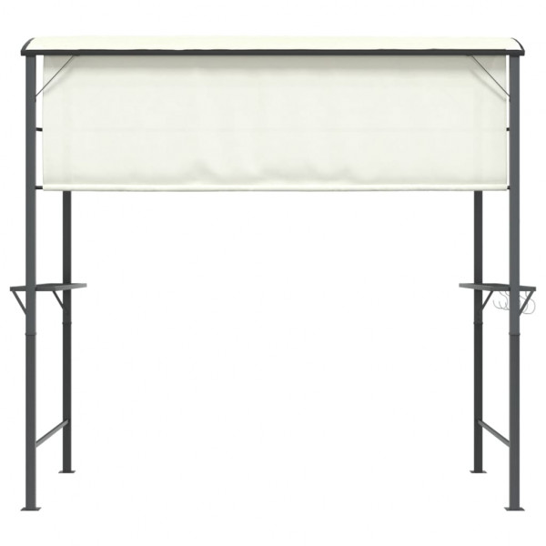 Cenador con tejado color crema 220x110x200 cm M 5