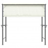 Gazebo com toldo 220x110x200 cm creme 5