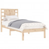 Estructura de cama madera maciza 90x190 cm 3