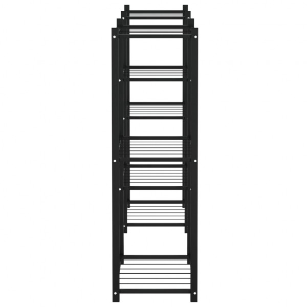 Suporte de vasos 83x25x80 cm ferro preto M 4