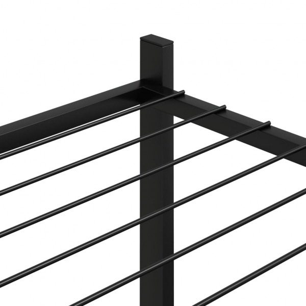 Suporte de vasos 83x25x80 cm ferro preto M 5