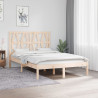 Estructura de cama matrimonial madera maciza de pino 120x190 cm 1