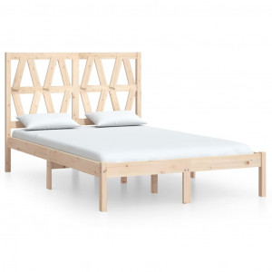 Estrutura de cama casal 135x190 cm pinho maciço H