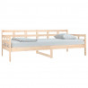 Sofá cama madera maciza de pino 90x200 cm 3