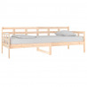 Sofá cama madera maciza de pino 80x200 cm 3