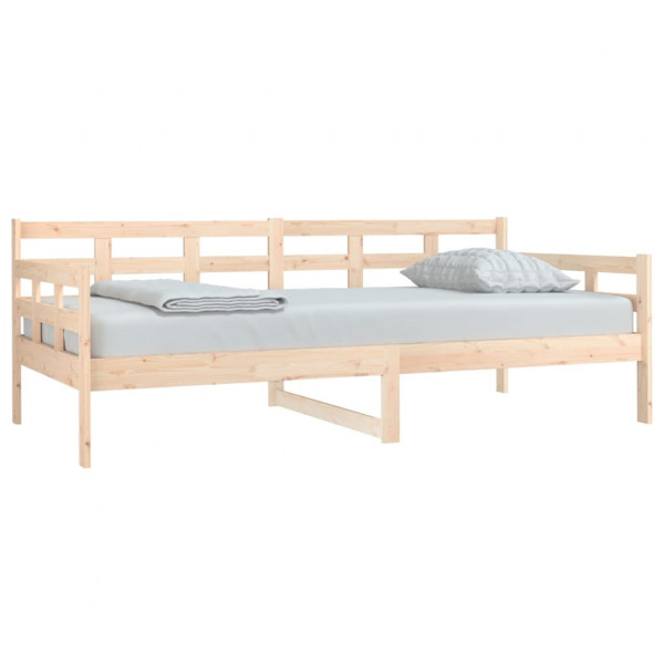 Sofá-cama madeira de pinho maciça 90x190 cm M 3