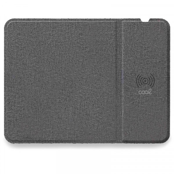 Alfombrilla Ratón COOL Mousepad + Base Carga Inalámbrica Qi 15W D