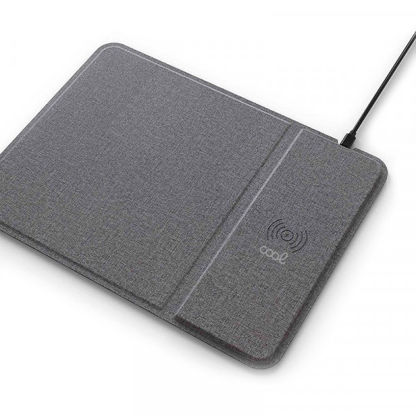 Tapete de raton COOL Mousepad + Base Carregando sem fio Qi 15W M 3
