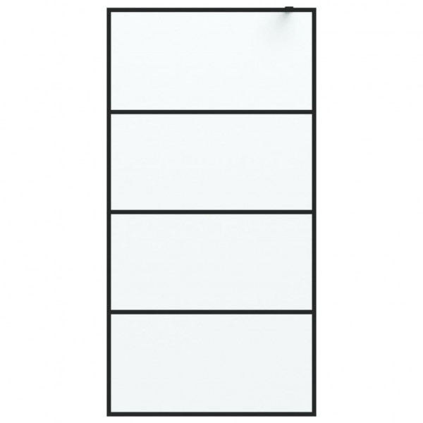 Divisória de chuveiro 100x195 cm vidro opaco ESG preto M 3