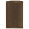 Estantes cúbicos de pared 4 uds madera roble marrón 60x15x23 cm 5